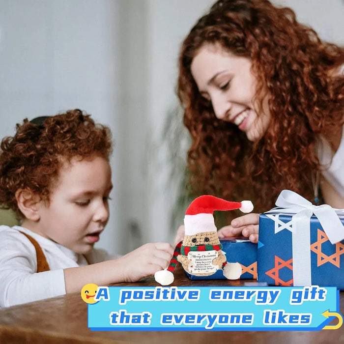 Muñeco Potato Navideños Felpa Tejida A Mano Decoración 3