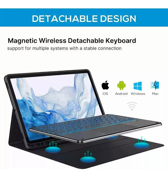 Funda Teclado Tactil Mouse Para Xiaomi Redmi Pad Se 11'' GRADO B