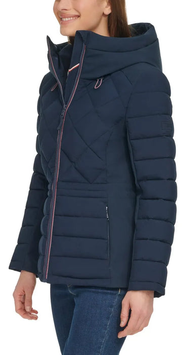 chaqueta invierno tommy hilfiger dama blue impermeable429