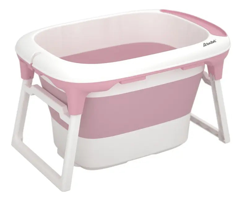 BAÃ±ERA PLEGABLE BUBBLES BABY COLOR ROSA   GRADO B