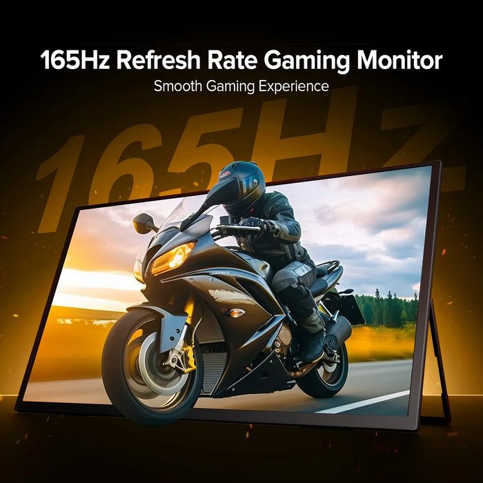 UPERFECT MONITOR PORTÁTIL 24.5 2K 165HZ PC GAMER PANTALLA NEGRO GRADO B