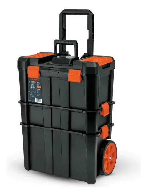 Caja para Herramientas 3 en 1 Desmontable Truper CHP-1925R 19x25 Pulgadas | Color Negro | Grado B