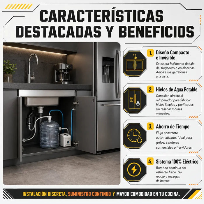 BOMBA PARA REFRIGERADOR DISPENSADOR AGUA GARRAFÓN MÁQUINA GRADO B