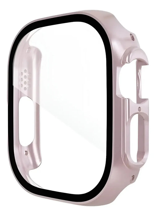 Case + Pantalla Cristal Templado 49mm Compatible Apple Watch 49MM   GRADO A - TiendaKomet México