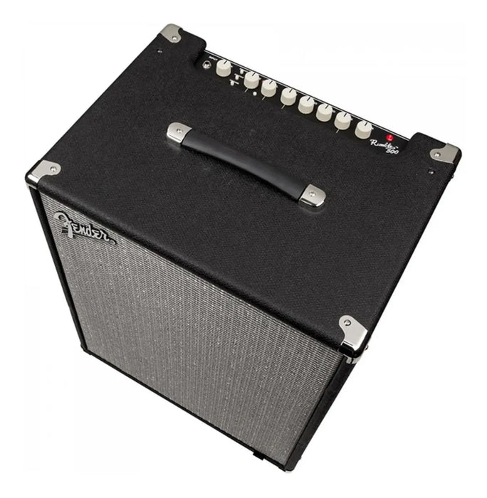 AMPLIFICADOR FENDER PARA BAJO RUMBLE SERIES 500, BLACK COLOR NEGRO/PLATA GRADO B