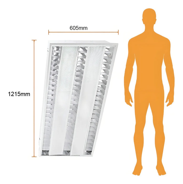 Par de Lámparas para Interior Led Empotrar 48 W Luz De Día Base G5 Color Blanco Grado B