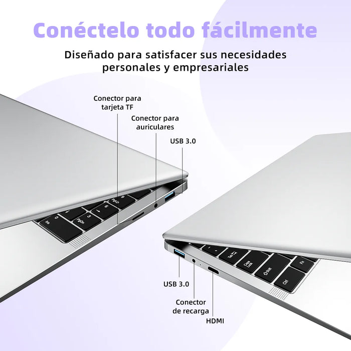 LAPTOP 15.6  8GB RAM 256GB SSD WIN 11 N5095 1080P+RATON GRADO A