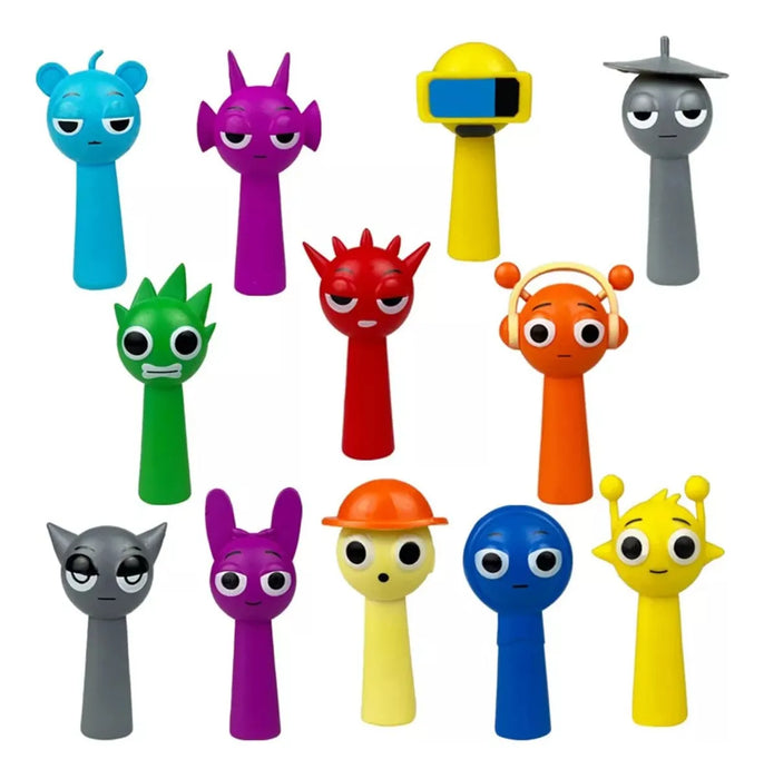 12PCS INCREDIBOX SPRUNKI FIGURA MODELO JUGUETE REGALO NIÑOS GRADO B