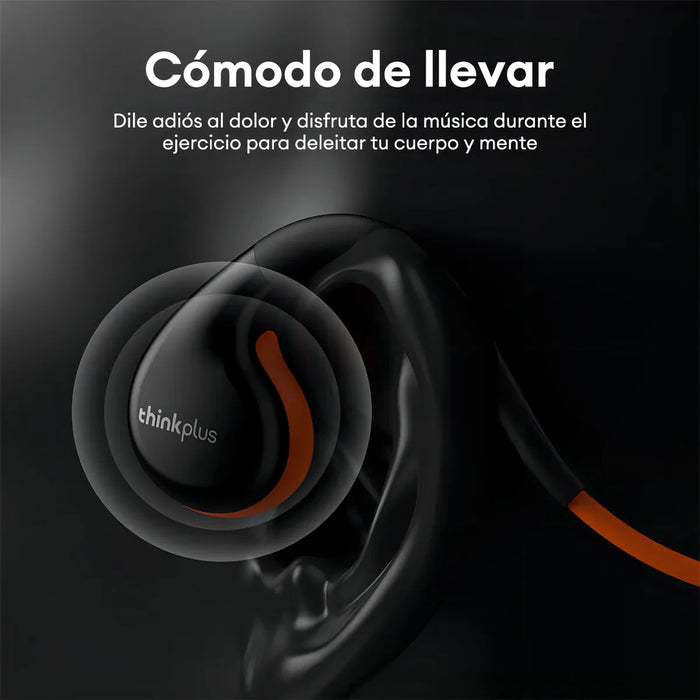 Audifonos Bluetooth X7 Conduccion Osea Lenovo Color Negro 2 grado B