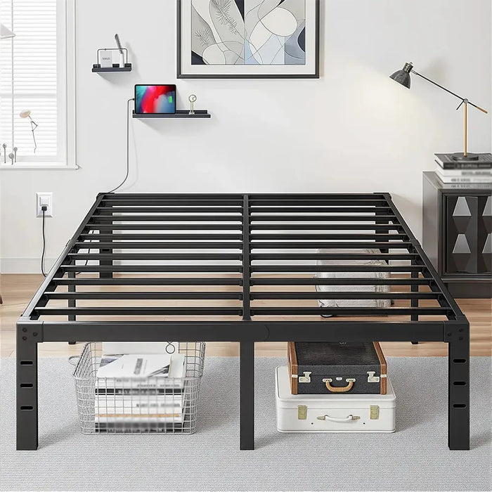 BASE DE CAMA MATRIMONIAL METAL CON ENCHUFE  GRADO B