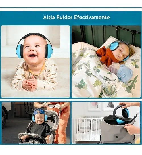 Orejeras Contra Ruidos Para Bebé Protección Auditiva Grado B