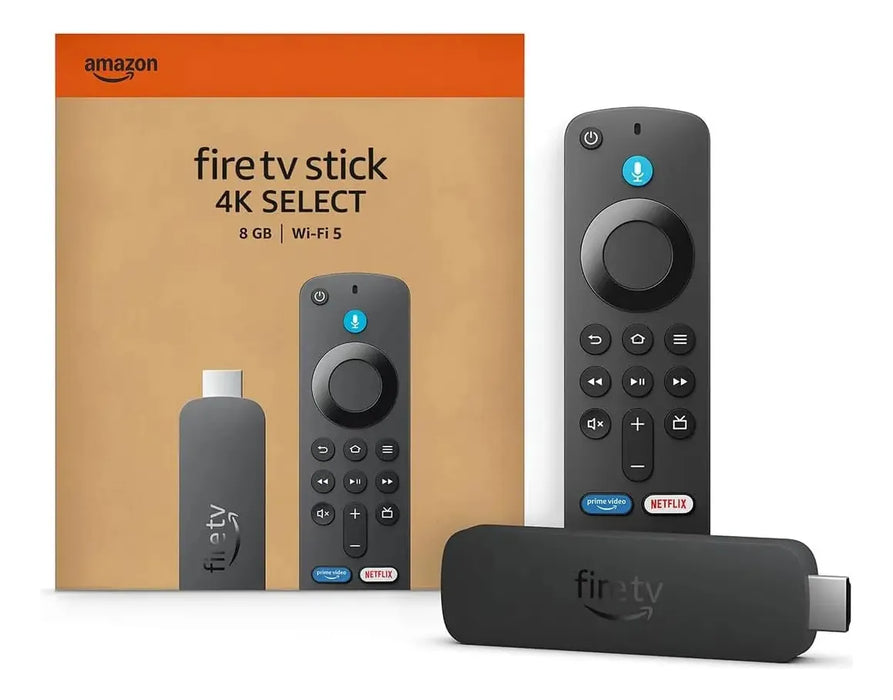 AMAZON FIRE TV STICK 4K SELECT 8GB CONTROL CON ALEXA NEGRO D GRADO B