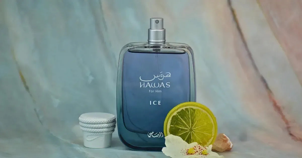 Eau de Parfum Rasasi Hawas Ice para Hombre | 100 ml | Fragancia Fresca y Acuática | Grado B