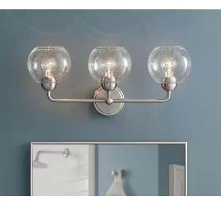 LAMPARA DE TOCADOR PARA BAÑO 24'' SOBRE ESPEJO 3 LUCES 120V GRADO B