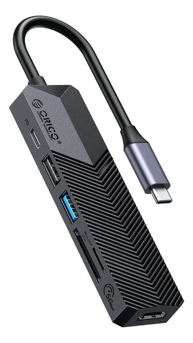 6 en 1 usb hub adaptador pd 3.0 tipo c hdmi 4k 5gbps orico893 GRADO B