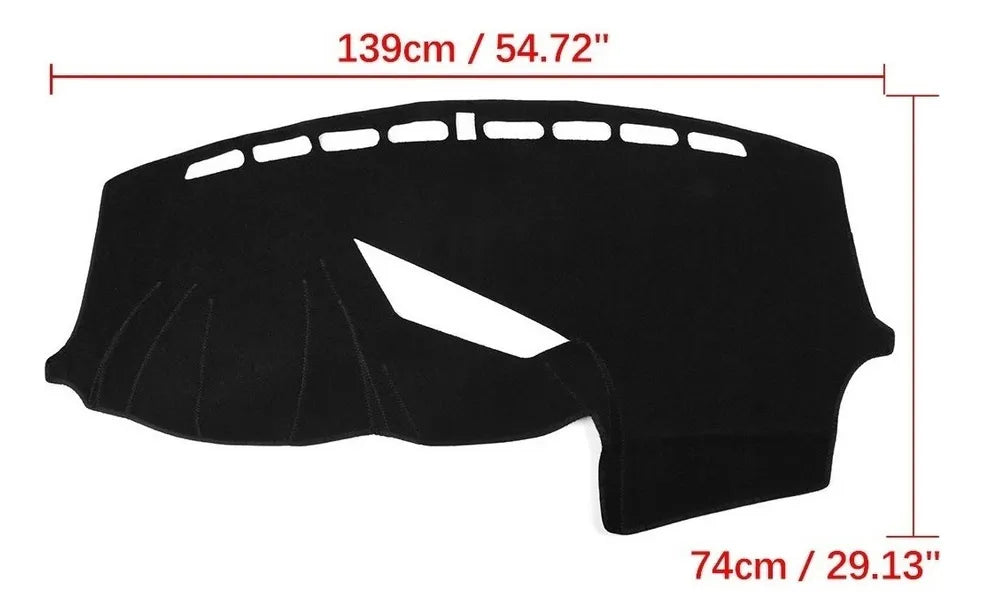 Cubre Tablero Negro Para Ford Focus Rs 2015-2017 GRADO B