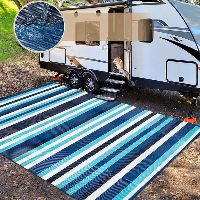 HAIIMEID ALFOMBRAS PARA SALA Y PATIO IMPERMEABLE MATS ANCHO 300 CM LARGO 240 CM GRADO A