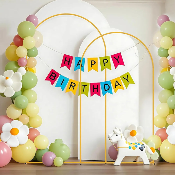 ESTRUCTURA DE HERRERIA PACKS MAMPARAS PARA DECORACION FIESTA GRADO A