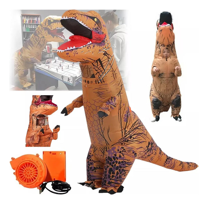 Disfraz De Dinosaurio Inflable T-rex Con Bomba De Aire Grado B