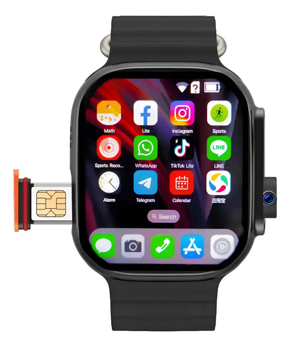 SMARTWATCH ULTRA 4G HOWEAR RELOJ ANDROID SIM WIFI CAMARA APP GRADO B
