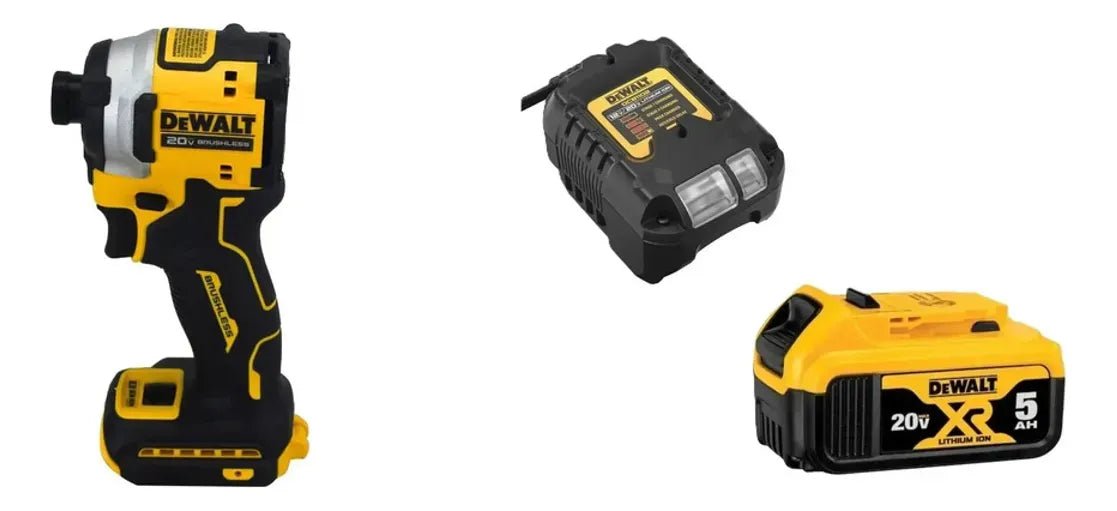 Destornillador de Impacto DeWalt | Modelo DCF850 | 20V | Motor Brushless | 1/4" | 205Nm | 1 Batería + 1 Cargador | Grado B ✨