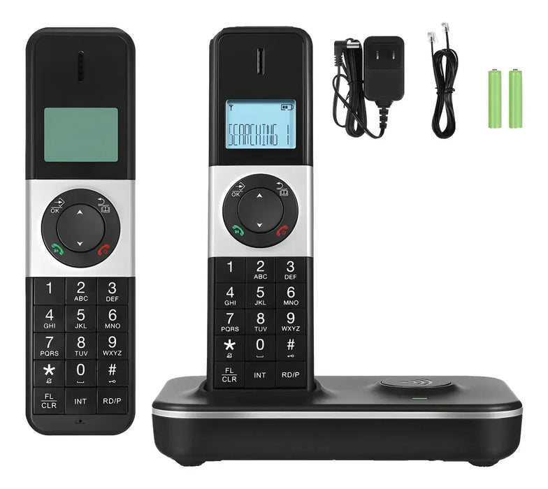 TELÉFONO FIJO INALÁMBRICO D1102 CON CONTESTADOR AUTOMÁTIC GRADO B
