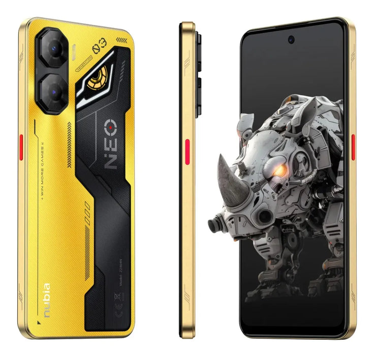 NUBIA NEO 3 5G  GAMING 256 GB, 20 GB(8 GB + 12 GB DINAMICA) AMARILLO AMARILLO GRADO A