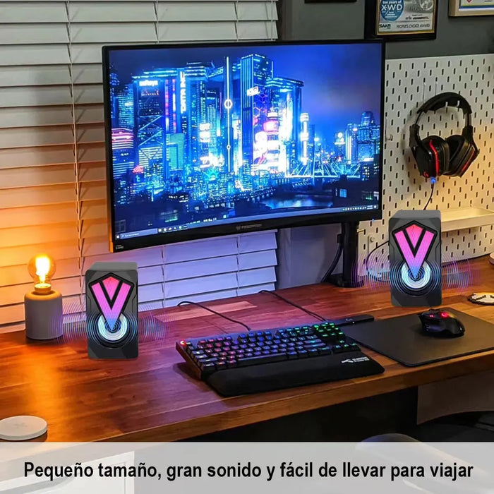 TECLADO Y MOUSE Y AUDIFONOS GAMER Y SPEAKER Y MOUSE PAD 5PCS GRADO B