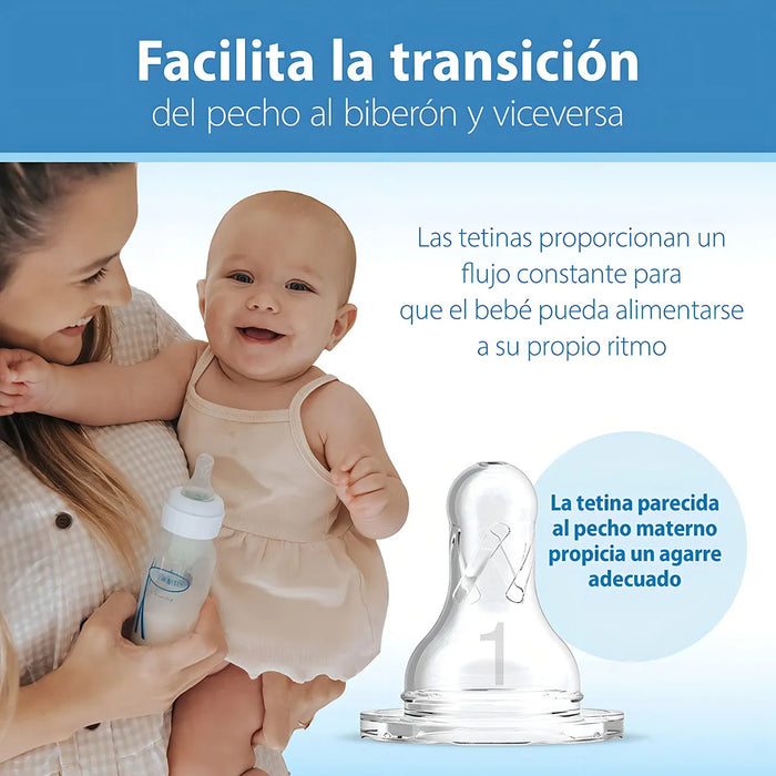 mamilas anticolico recien nacido dr. brown's 2oz 4 pz. usa color transparente GRADO B