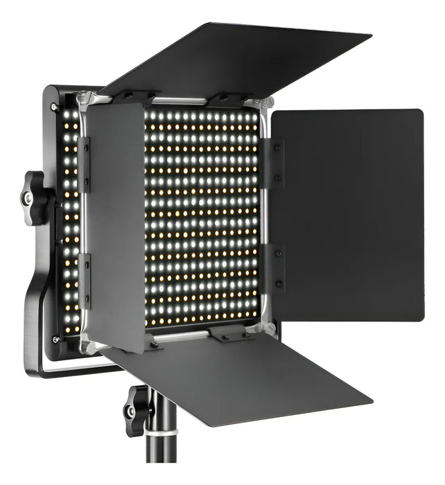 Neewer 660 LED Bicolor: Iluminación Profesional CON SOPORTE Y ESTUCHE, 3200-5600K, DIMMABLE PARA FOTOGRAFÍA GRADO B