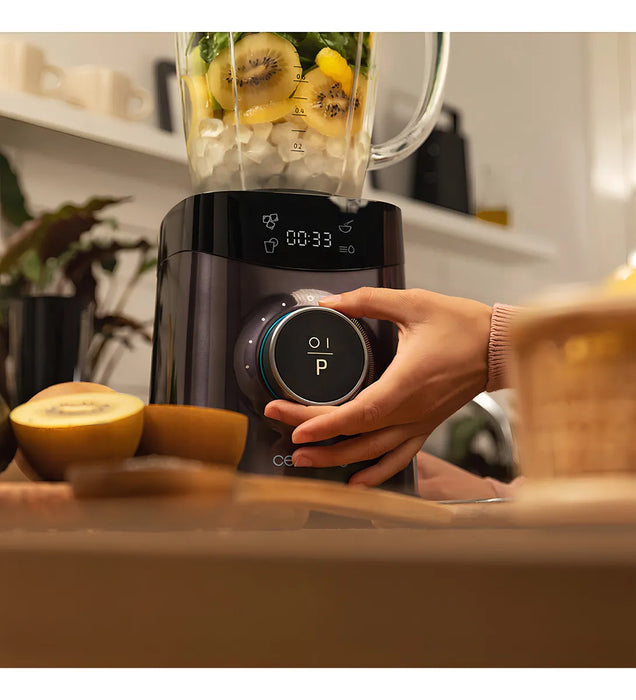 LICUADORA 3949 POWER BLACK TITANIUM 2500MAX ADVANCE NEGRO CECOTEC 127V NEGRO