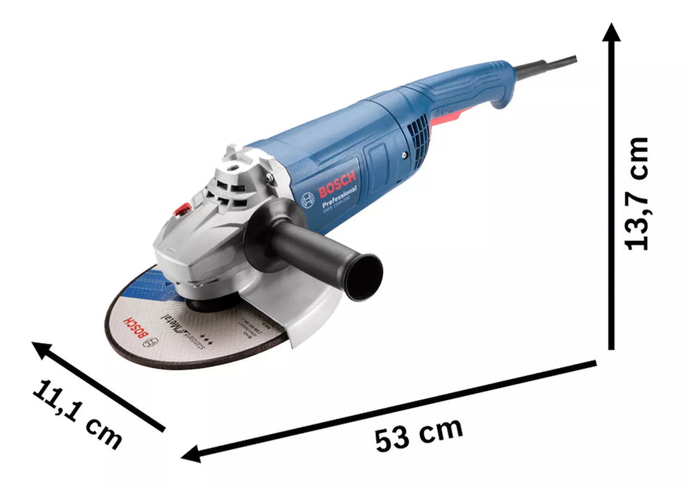 ESMERIL DE 7'' BOSCH GWS 2200-180 VULCANO 2200W 127V Grado A