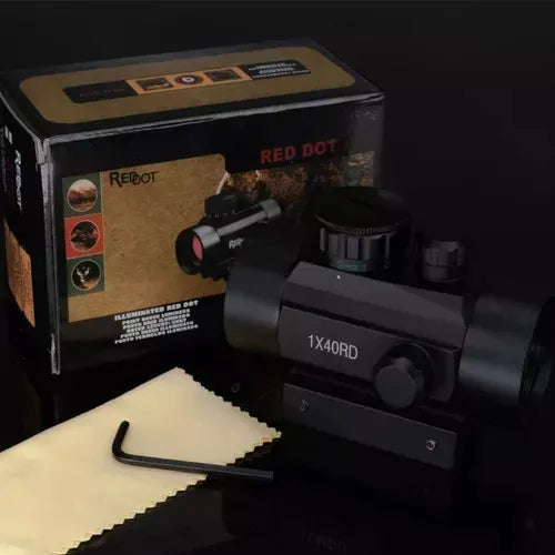 Mira Reflex De Puntos Rojos 1 X 40 Para Caza Al Aire Libre