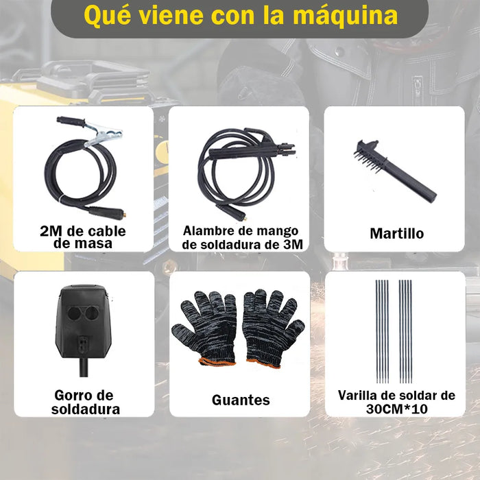 SOLDADORAS MAQUINA SOLDAR INVERTER PORTATIL INVERSORES, COLOR ROJO GRADO B