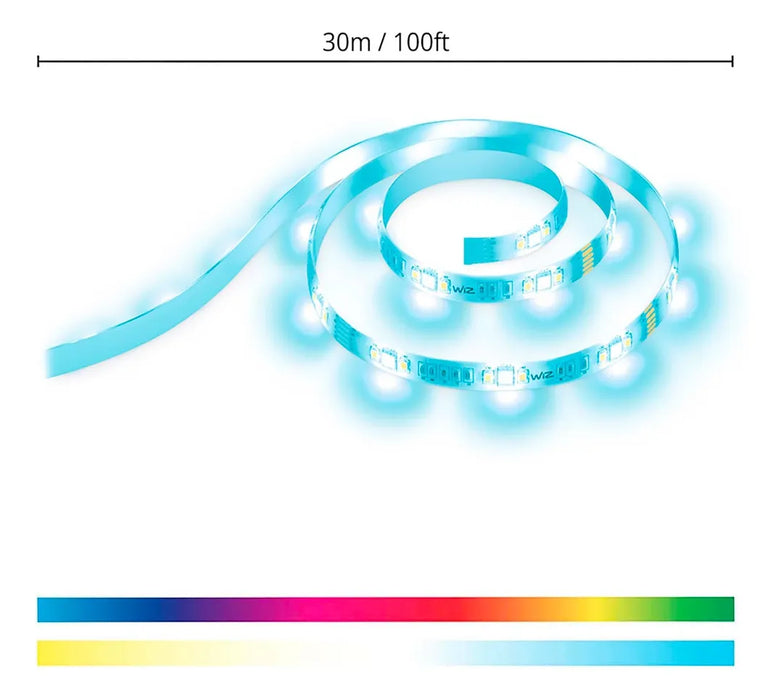 TIRA LED INTELIGENTE WIZ RGB 30 METROS LUZ MULTICOLOR RGB