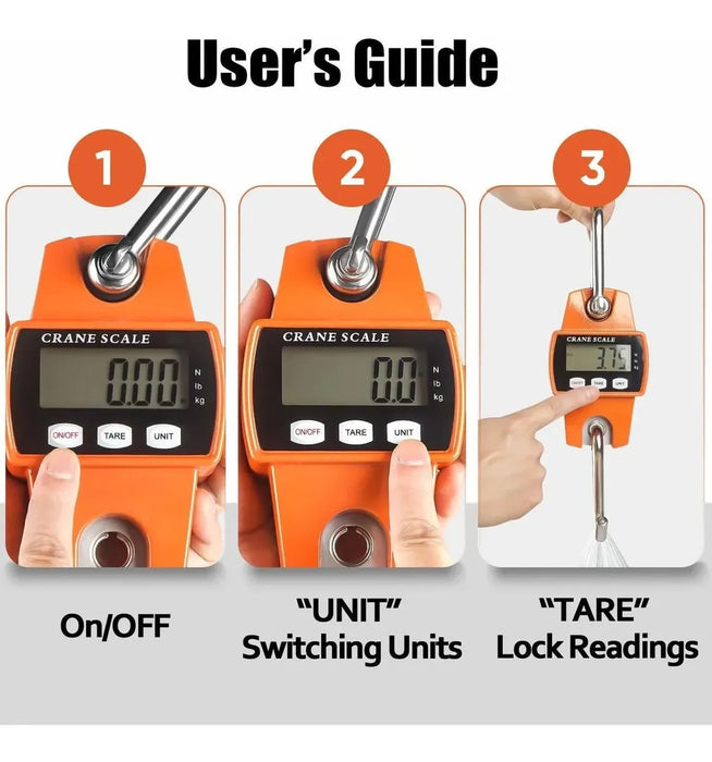 Bascula Industrial Digital Escala Colgante Gancho De La Grane grado B