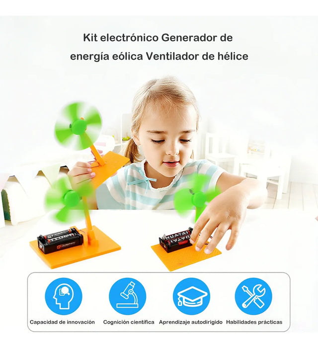 ELECTRONIC KIT WIND ENERGY GENERATOR WIND TUREBINE PROPE GRADO B