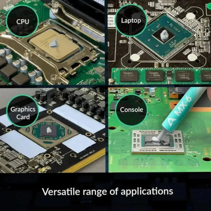 PASTA TÃ©RMICA MX-6, 8G, DISIPADOR TÃ©RMICO DE PASTA DE CPU