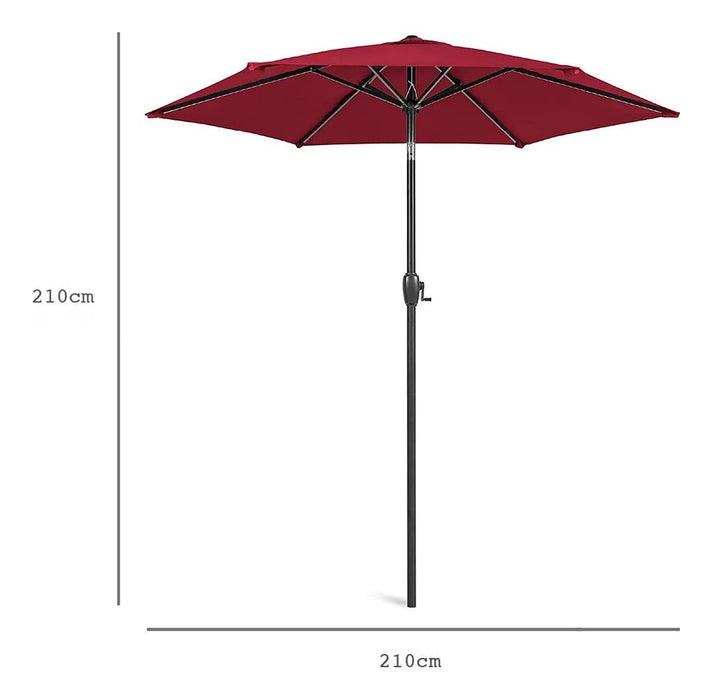 BANNA TD-7.5FT SOMBRILLA PARA JARDÍN O PLAYA