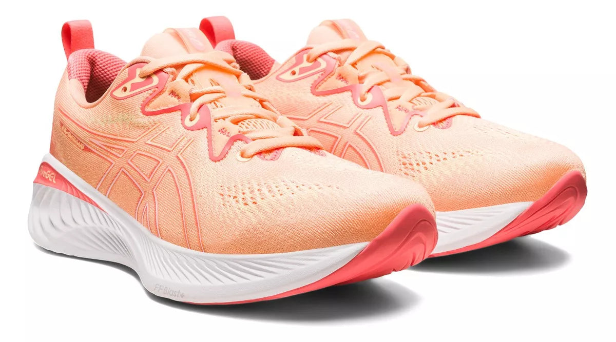 tenis asics gel-cumulus 25 25 color coral 7 us 460 23.5 CM GRADO A