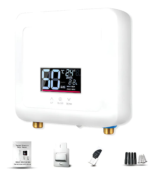 CALENTADOR DE AGUA DE PASO ELECTRICO 5500W INSTANTANEO BLANCO GRADO B