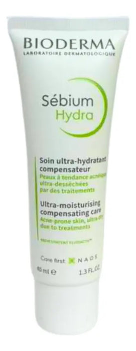 Crema Facial Bioderma Sébium Hydra | 40 ml | Hidratación Profunda Piel Acneica | Grado B