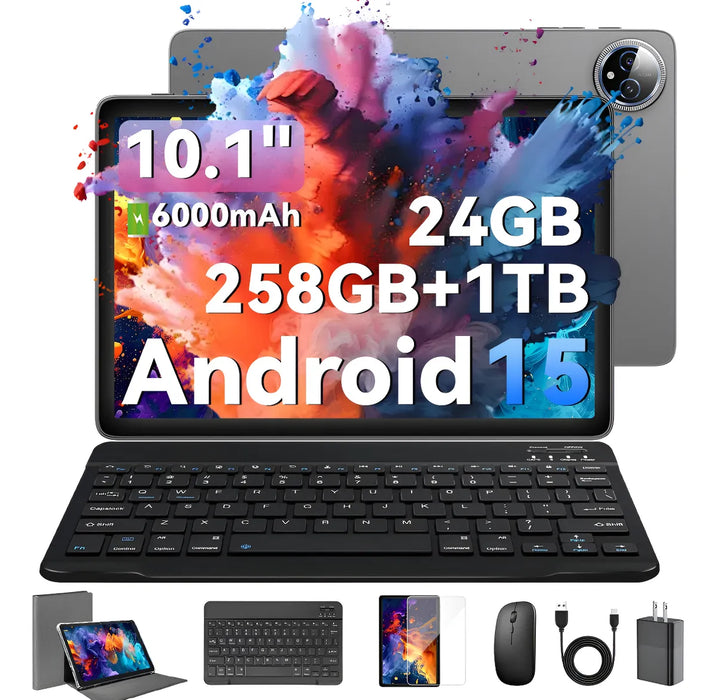 TABLETA ANDROID 15 6000MAH 10.1'' 24GB RAM+128GB ROM TABLETS GRADO B