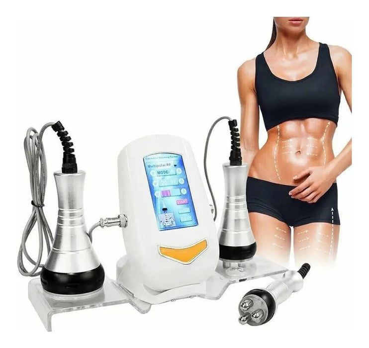 3 EN 1 MÁQUINA DE COSMETOLOGÍA 40K QUEMA GRASA MULTIFUNCION GRADO B