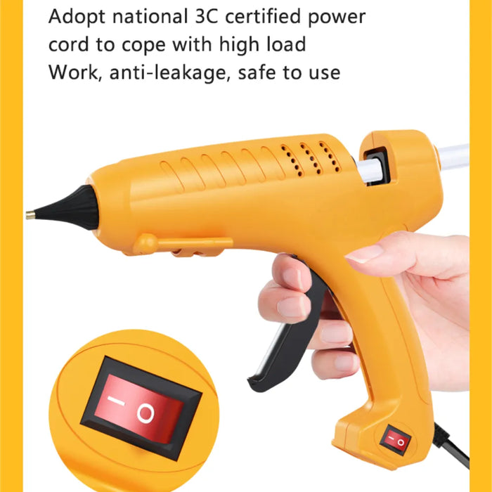 100w Pistola De Silicon Caliente Eléctrica Pegamento, 11mm Grado B