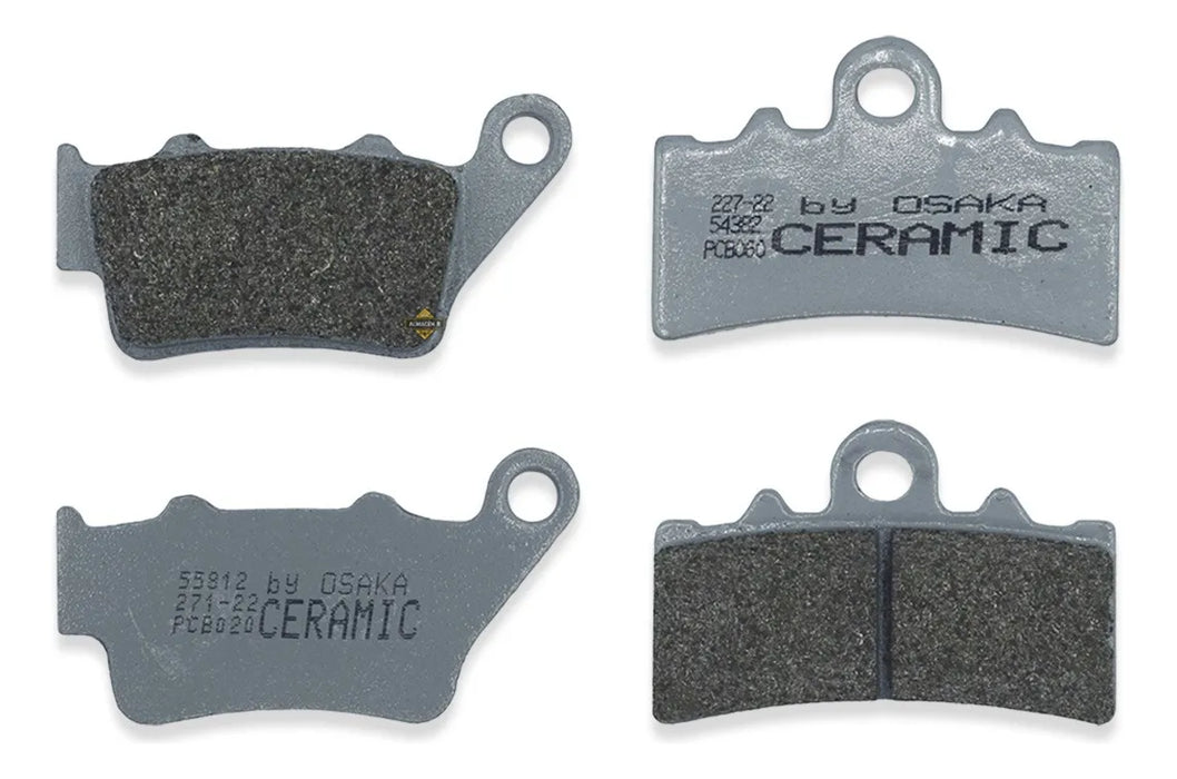 Kit de Balatas de Cerámica Delanteras y Traseras para Bajaj Dominar 400 UG 13117