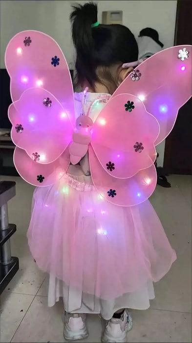 Alas De Mariposa Disfraz De Hada Niñas, Vestido Cosplay GRADO B