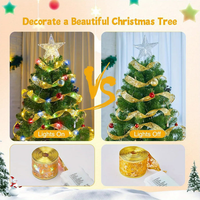 Cinta Luz Decoración Árbol Navidad 10m/100 Led