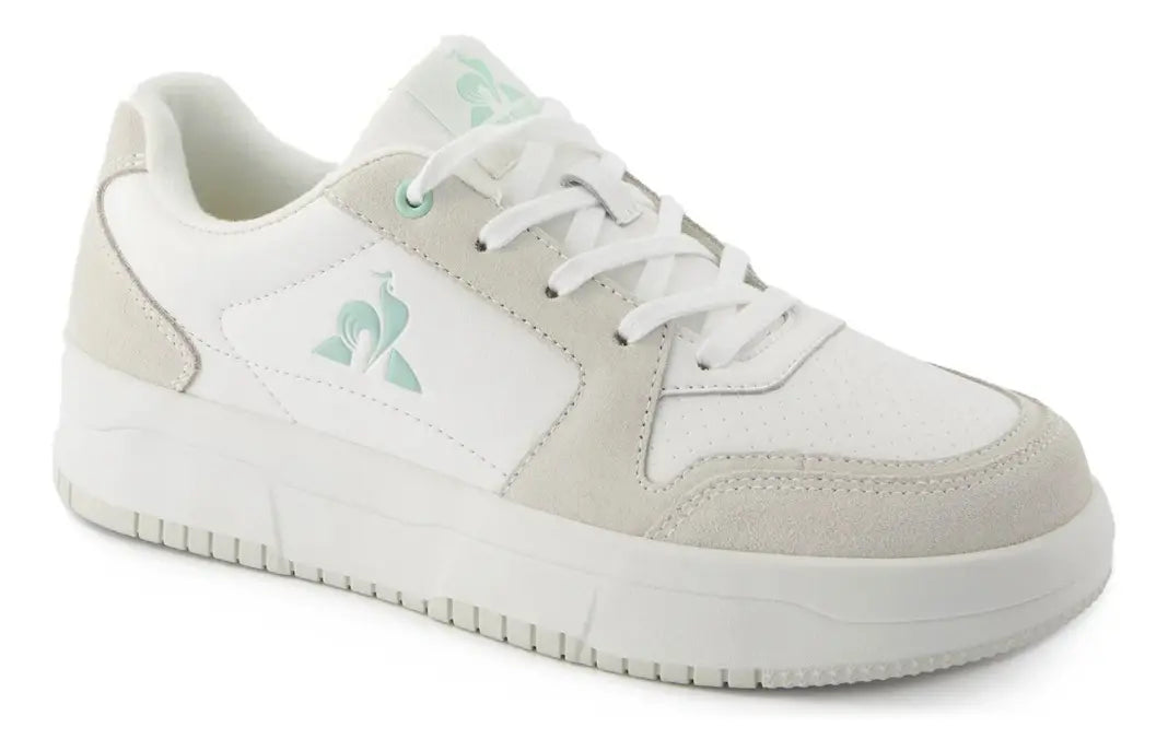 TENIS MUJER LE COQ SPORTIF BILLIE 2422852 (US 6.5) BEIGE GRADO B