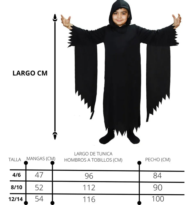 DISFRAZ SCREAM CON MASCARA NIÑO 12-14